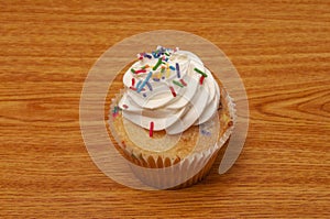 Delicious Sweet Funfetti Cupcake