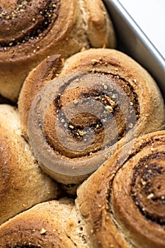 Delicious sweet home made cinnamon rolls