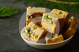 Delicious sweet soan papdi -Indian recipe photo