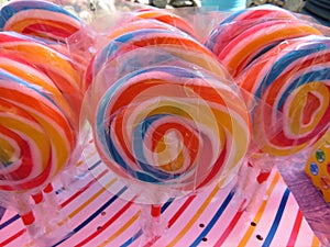 Delicious sweets from a beautiful colors and wonderful taste photo