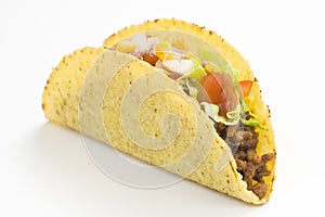 Delicious taco, mexican food