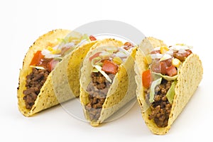 Delicious taco, mexican food