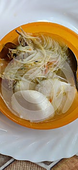 delicious and tasty soun chicken soup