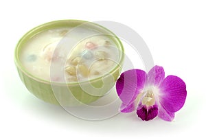 Delicious thai dessert , Bualoy