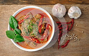 Delicious Thai panang curry