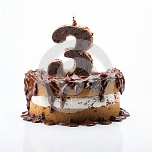 Delicious Three Layered Chocolate Cake - Fujifilm Acros Style