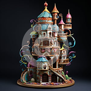 Delicious Topsy-Turvy: A gravity-defying cake that defies all expectations, featuring a whimsical blend of intricate