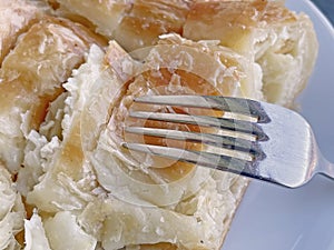 Delicious traditional turkish meal delicacies, borek with cheese