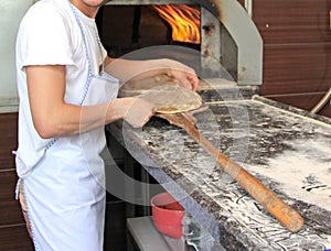 Delicious Turkish Pizza. ( Etli ekmek or Lahmacun )