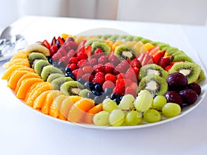 Delicious and Vibrant Fresh Fruit Platter