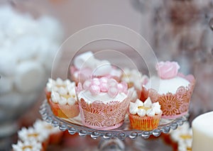 Delicious wedding cupcakes