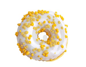 Delicious yellow donut