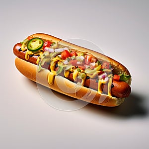 Completo: Chilean Loaded Hot Dog with Avocado, Tomato, and More photo