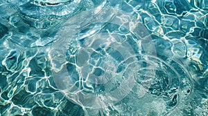 Delight in the textured surface of transparent sea water, alive with ripples and playful splashes. Ai Generated photo