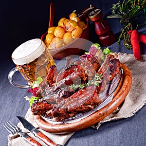 Delightful BBQ Spareribs from the Smoker