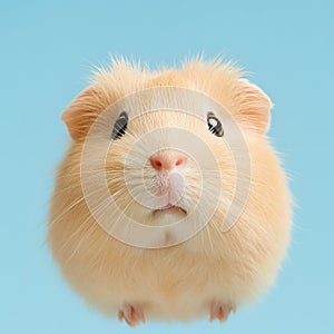 Adorable Hamster Close-Up with Curious Eyes photo