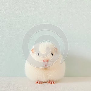 Adorable Hamster Close-Up with Curious Eyes photo