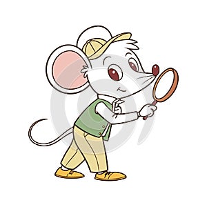 Delightful Dapper Mouse Character photo