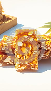 A delightful treat Savor the crunch of Sweet Food Chikki