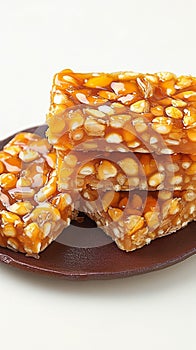 A delightful treat Savor the crunch of Sweet Food Chikki