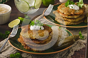 Delish potato pancakes prepare home