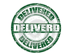 Delivered stamp