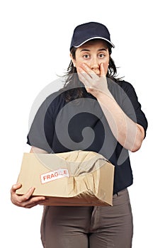 Delivering a damaged package