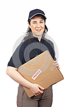 Delivering a package fragile