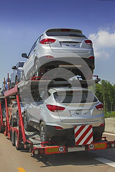 Delivery of brandnew cars