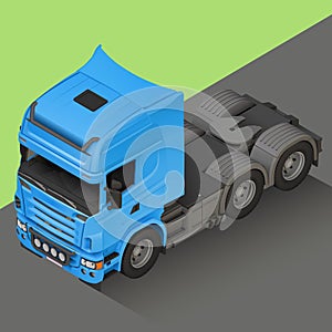 Delivery Cargo isometric Truck vector