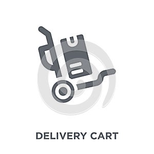 Delivery cart icon from Delivery and logistic collection.