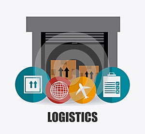 Delivery design, vector illustration.