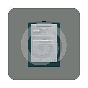 delivery document. Vector illustration decorative design