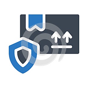 Delivery glyph colour vector  icon