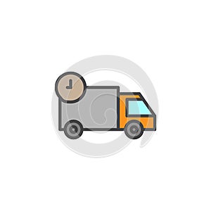 Delivery icon in colored version