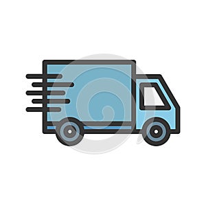 Delivery icon vector image.