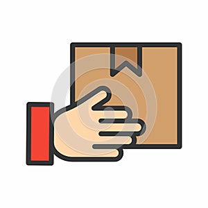 Delivery icon vector image.