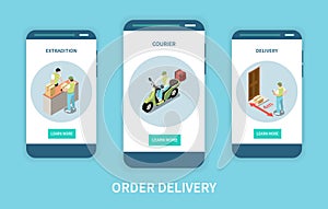 Delivery Isometric Banners