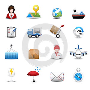 Delivery and Logistic Shipping icons