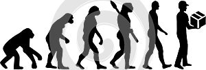 Delivery man Evolution