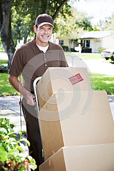 Delivery Man or Mover Outdoors