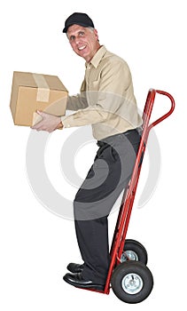 Delivery Man, Moving, Freight, Shipping, Package