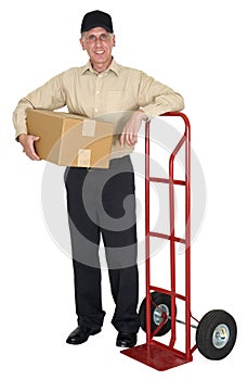 Delivery Man, Moving, Freight, Shipping, Package