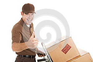 Delivery Man - Thumbs Up