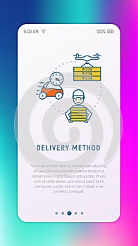 Delivery methods of pizza