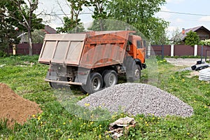 Delivery of non-metallic materials to suburban areas