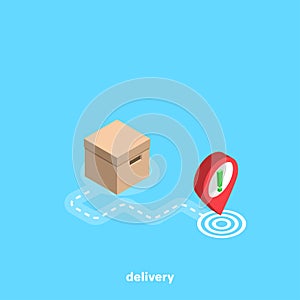 Delivery of the parcel to the specified address