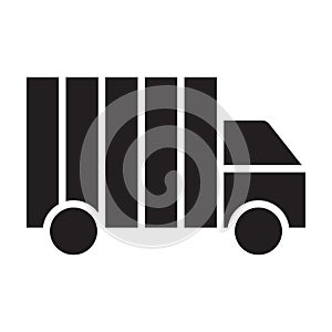 Delivery protection, shield, cargo, delivery fully editable vector icon