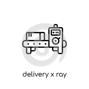 Delivery X ray icon from Delivery and logistic collection.