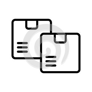 Delivery returning  Line Style vector icon which can easily modify or edit